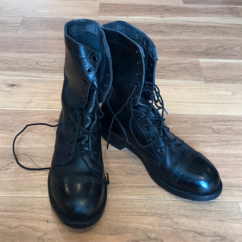 Men’s Black Climbers Boots with Biltrite Sole 9w